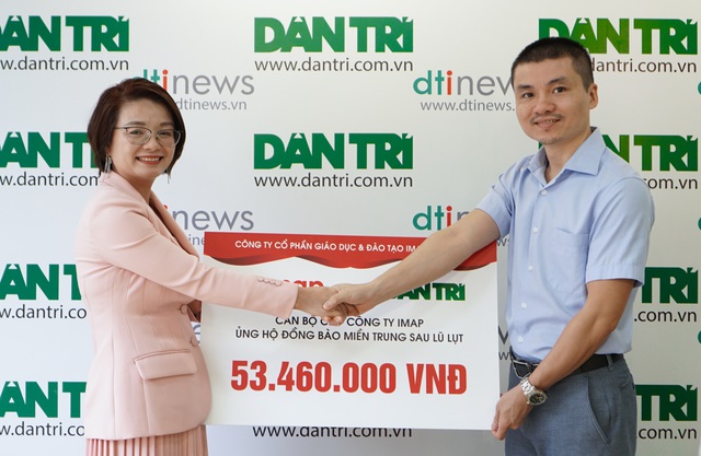 Imap Việt Nam ủng hộ lũ lụt miền Trung 2020
